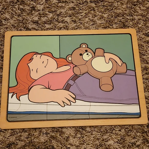 Lakeshore Differing Abilities Hardwood Puzzles Learning Education - Picture 2 of 6